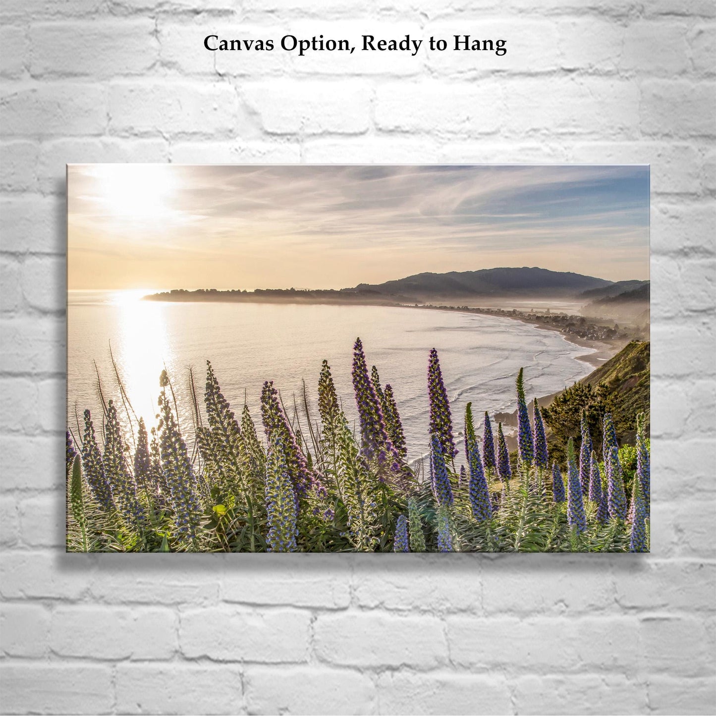 Stinson Beach Sunset Art Print Marin County California as Wall Decor for Home or Office