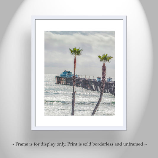 Oceanside Pier Print – San Diego California Beach Wall Art