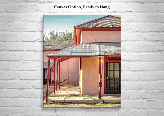 Old Tucson Barrio Viejo Architecture Art Print – Southwestern Style Wall Décor