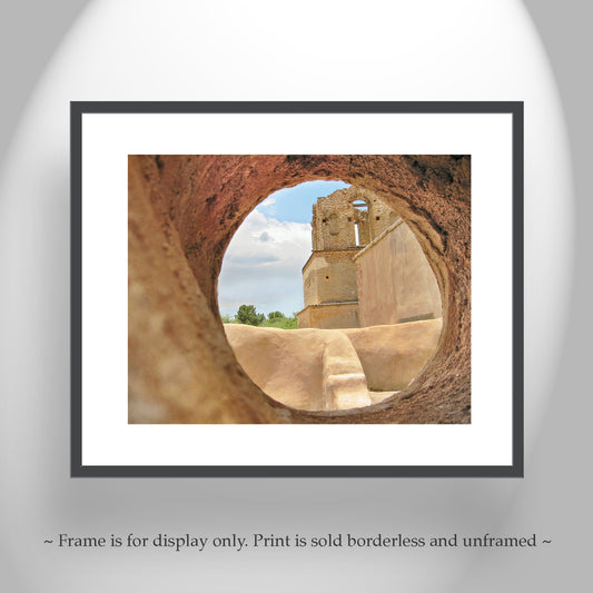 Old Adobe Church Art Print | Tumacacori Arizona Spanish Colonial Mission