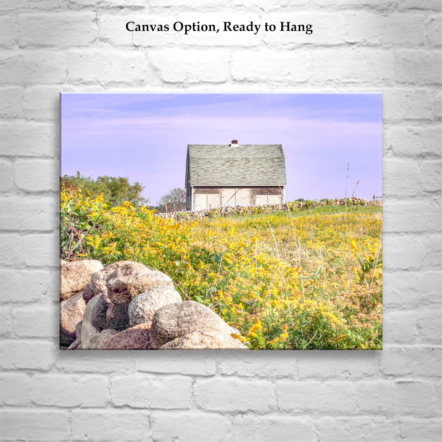 Block Island Rhode Island Barn Photograph | Rustic Farm Wall Art Decor for Home or Office