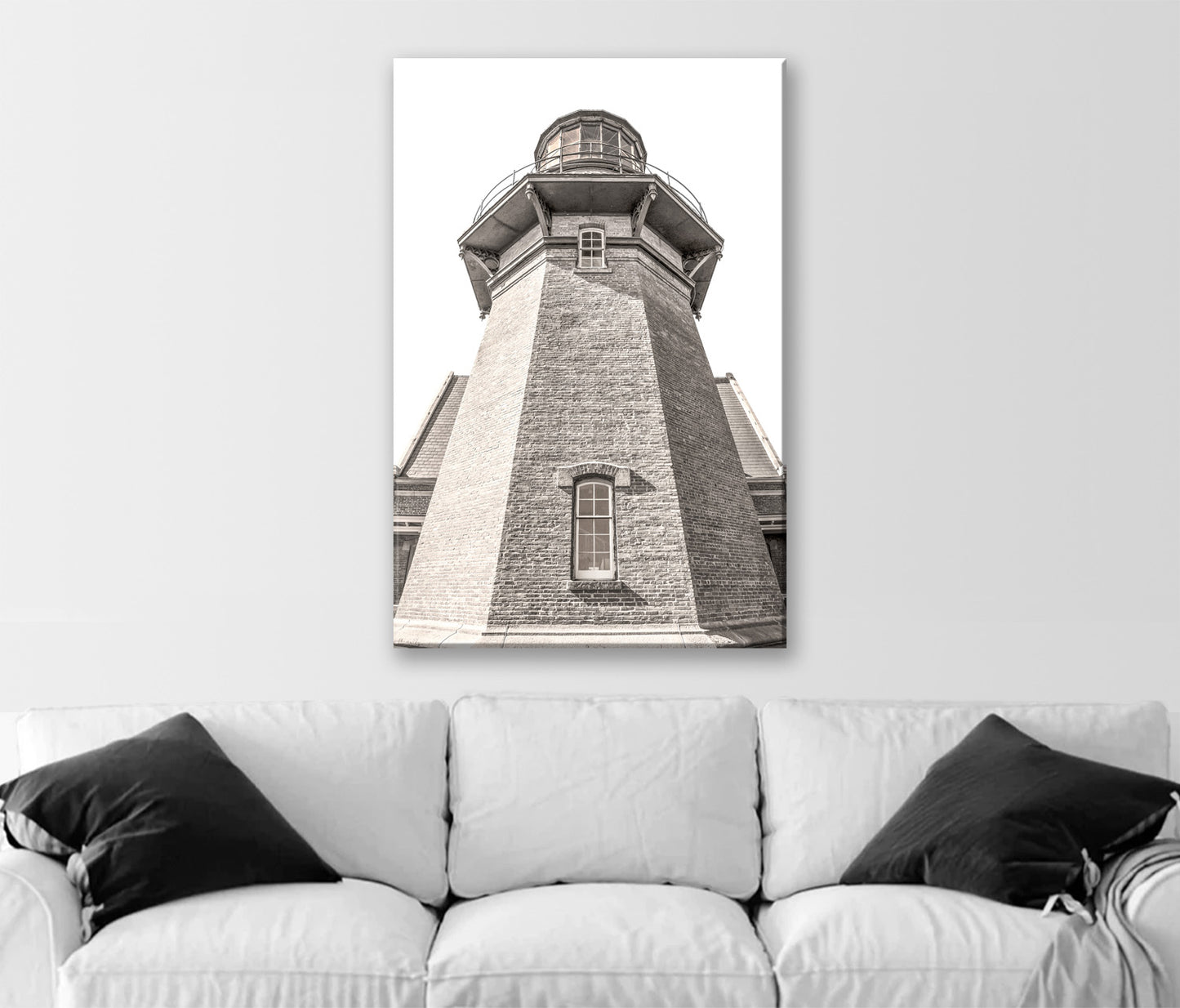 Block Island Artwork with South East Lighthouse