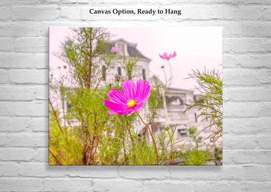 Block Island Village Street Art Print | New Shoreham Rhode Island