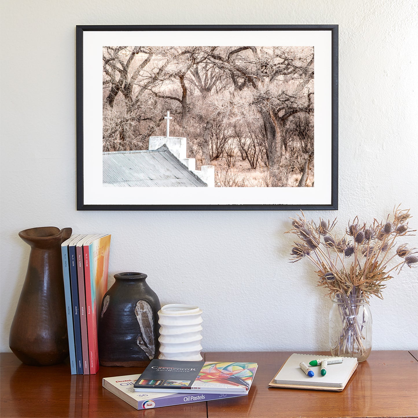 Arizona Church Print at Mexico Border | Unique Southwest Wall Art