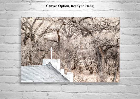 Arizona Church Art Print - Mexico Border Landscape Photography