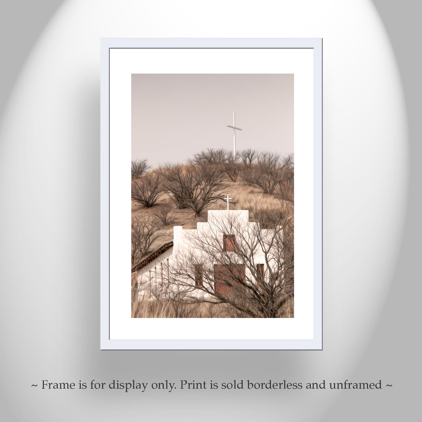 Church Art Print at Mexico Border Town Lochiel Arizona