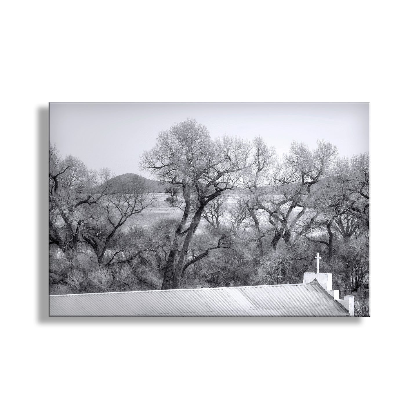 Mexico Border Lochiel Arizona Small Town Church Fine Art Print