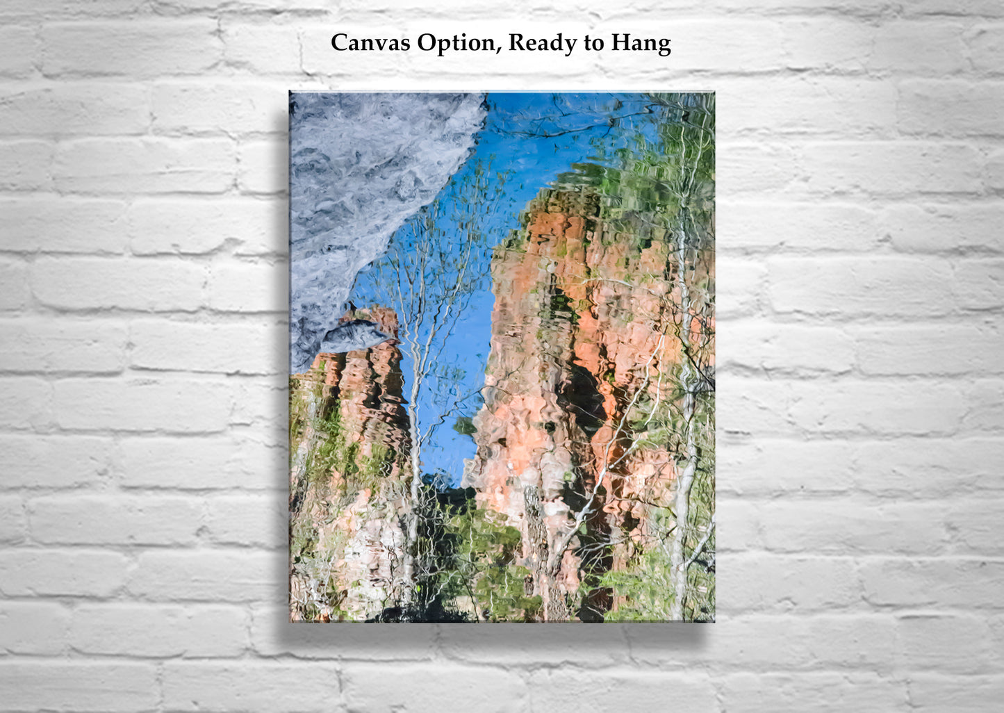 Fine Art Nature Wall Decor of Arizona Canyon Landscape in Abstract