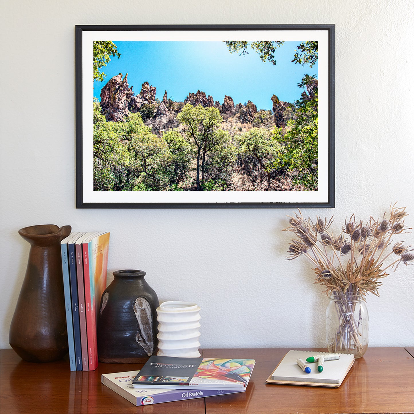 Arizona Mexico Border Desert Canyon Fine Art Print