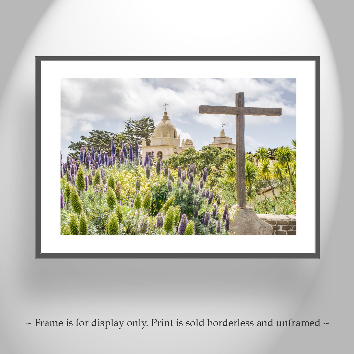 Carmel Mission Spring Blooms – Spanish Mission Garden Art Print