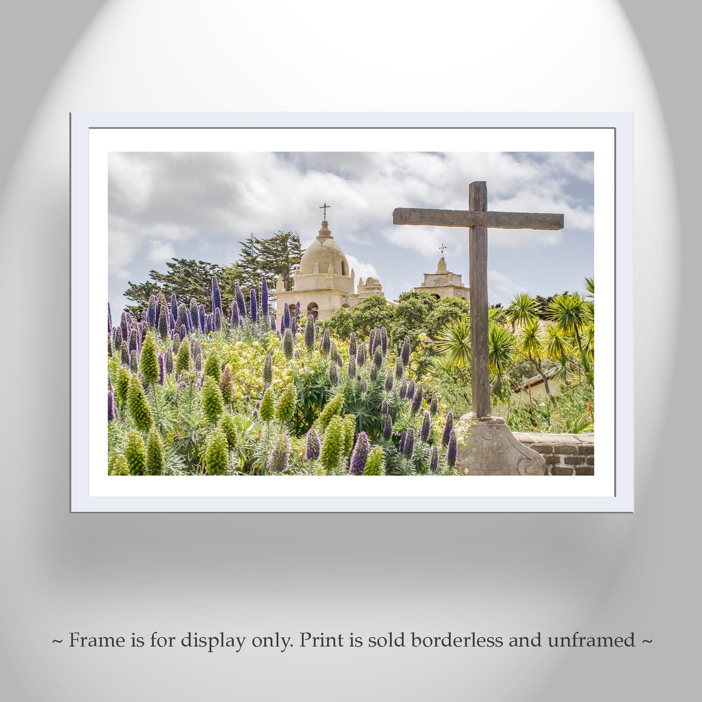 Carmel Mission Spring Blooms – Spanish Mission Garden Art Print