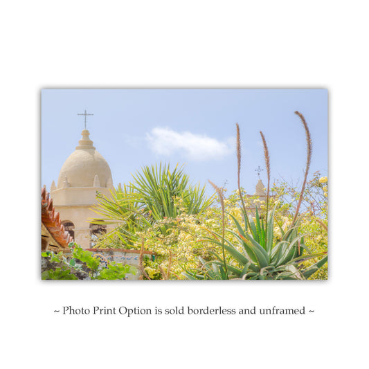 Carmel Mission Church Art Print – Spanish Colonial Architecture Photo