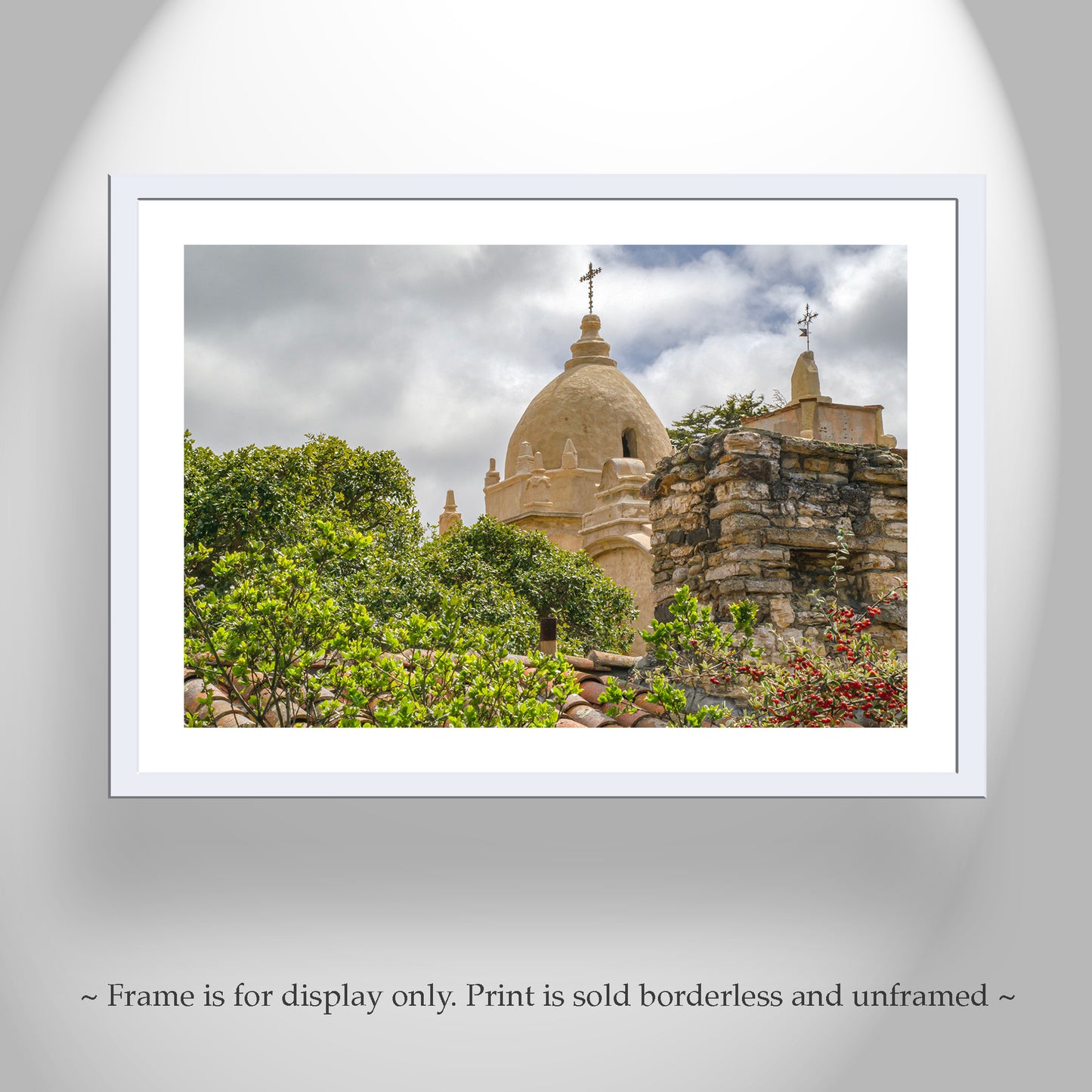 Carmel by the Sea California Spanish Mission Church Art Print