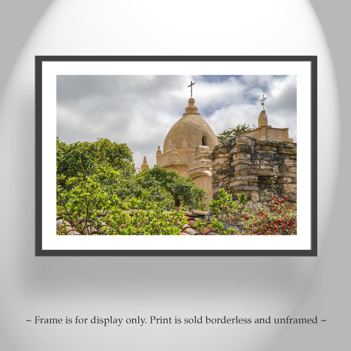 Carmel by the Sea California Spanish Mission Church Art Print