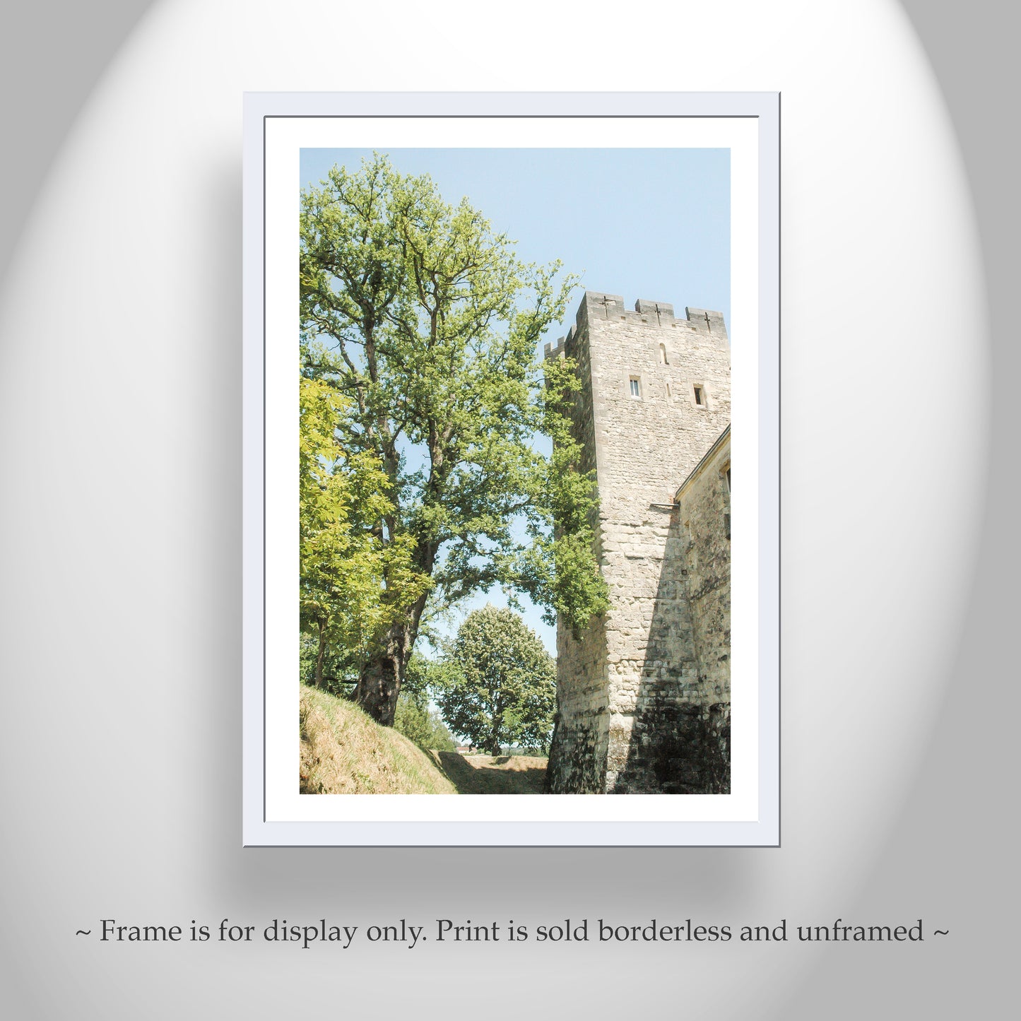 French Castle Art Print in Aquitaine France | Wall Decor Francophile
