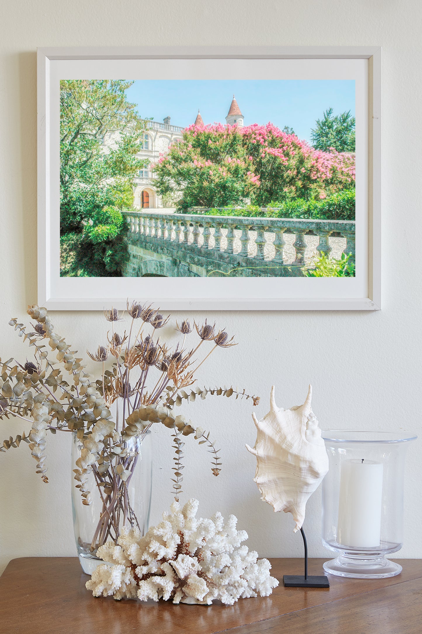 French Castle Photo Art Print | Wall Decor from South of France