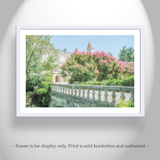 French Castle Photo Art Print | South of France Wall Decor