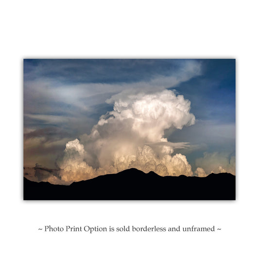 Arizona Monsoon Storm Clouds - Moody Desert Sky Wall Art Print
