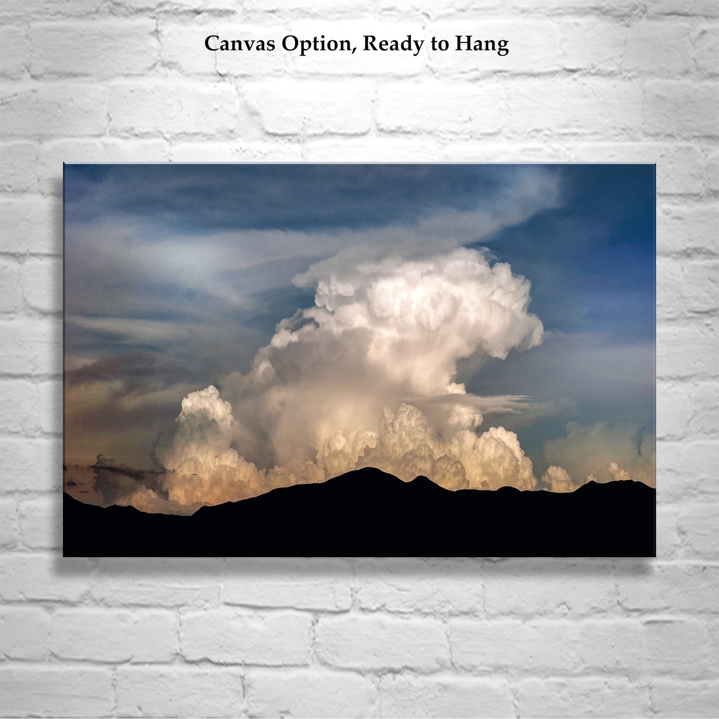 Arizona Monsoon Storm Clouds – Moody Desert Sky Wall Art Print