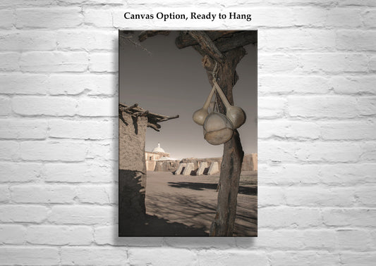 Tumacacori Mission Historic Church Print - Southwest Gourd Art