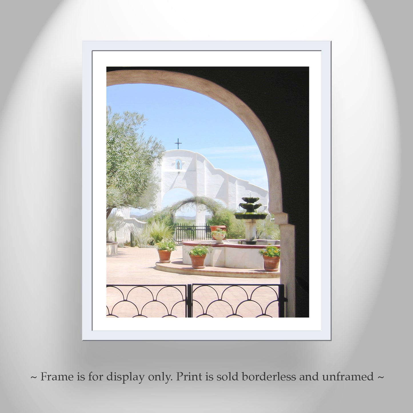 Tucson Wall Art San Xavier Mission Church Painterly Art