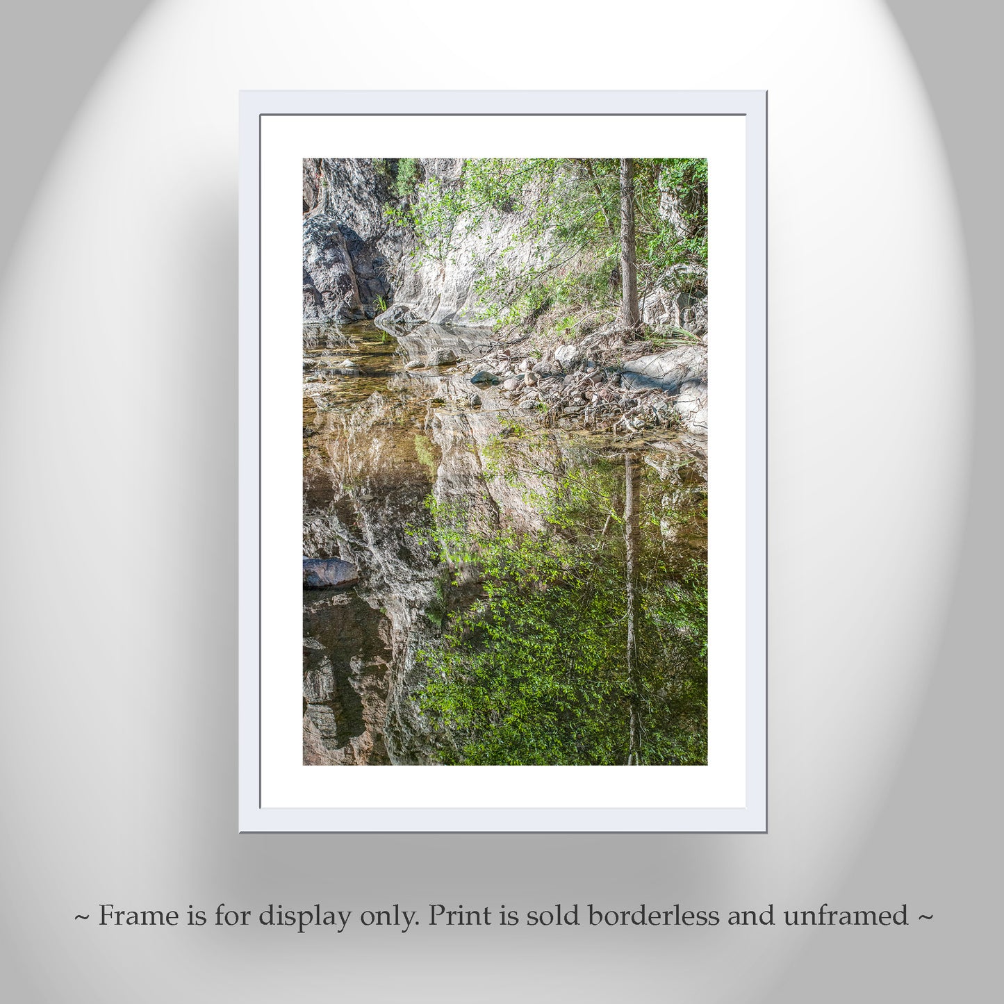 Fine Art Nature Print | Wilderness Canyon Creek Water Reflections
