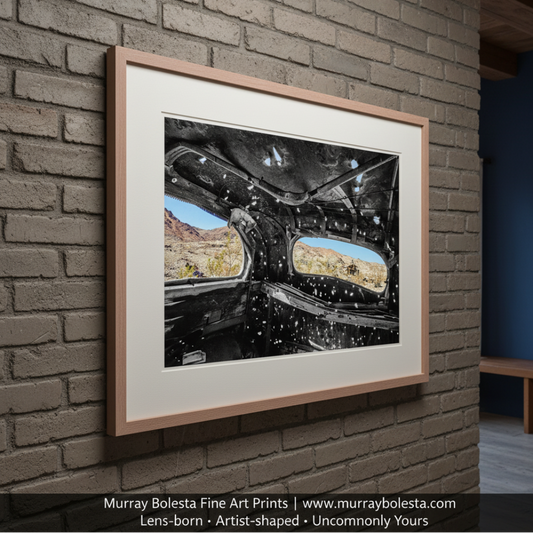Old Truck Picture and Death Valley Mine Ruins as Rustic Wall Decor by Murray Bolesta