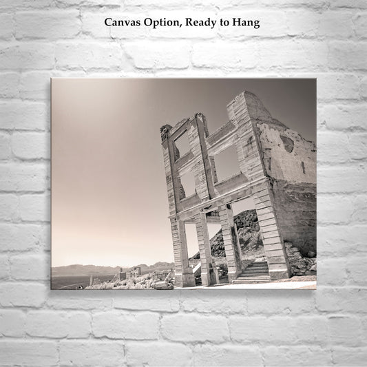 Rhyolite Ghost Town Art - Death Valley Nevada Desert Photography