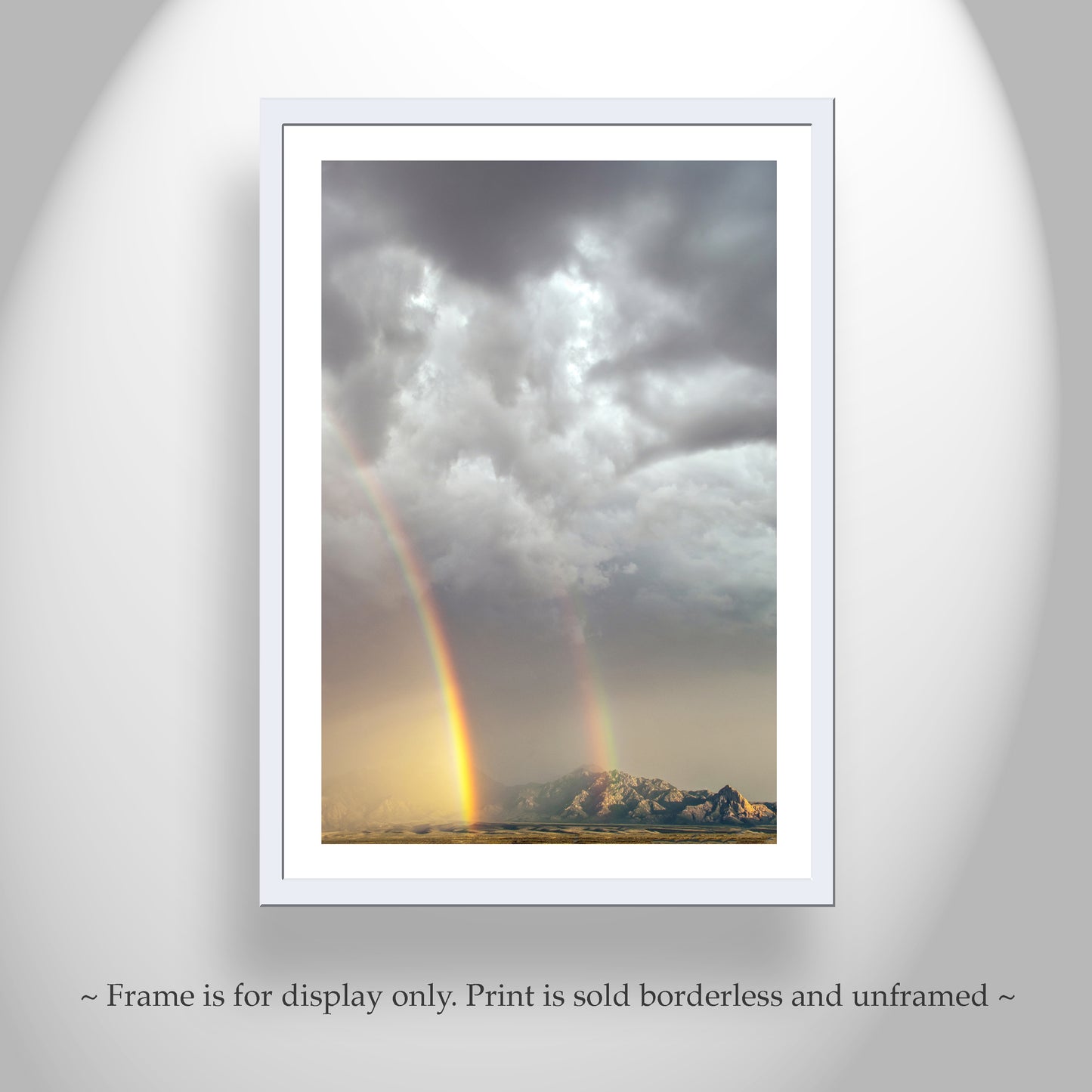 Desert Rainbow Photograph | Tucson Arizona Mountain Landscape