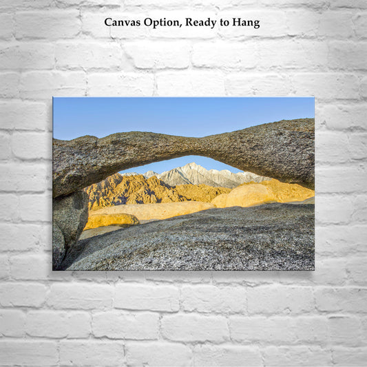 Alabama Hills Art Print | Mt Whitney California Landscape Photography