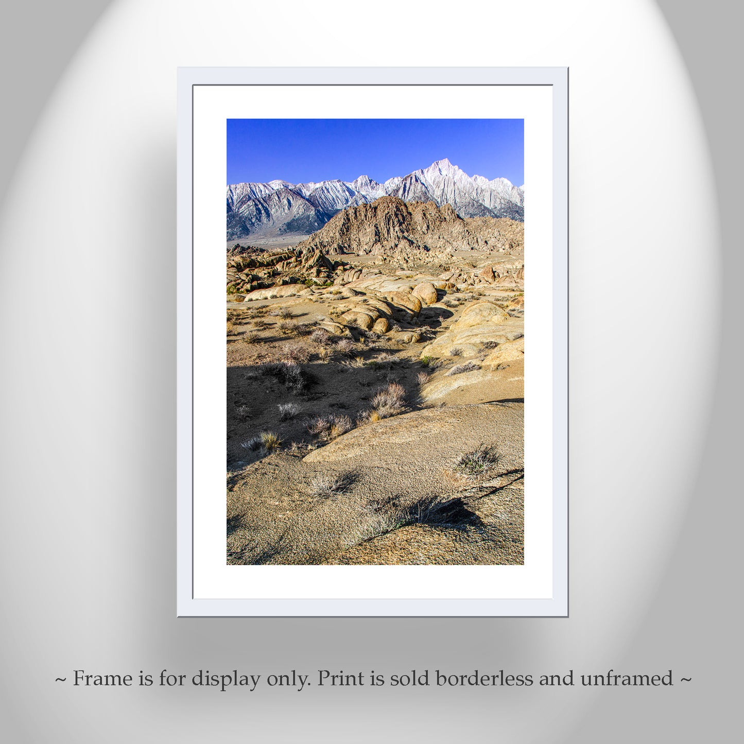 Eastern Sierra Wall Art for Sale with Mt Whitney and California Desert