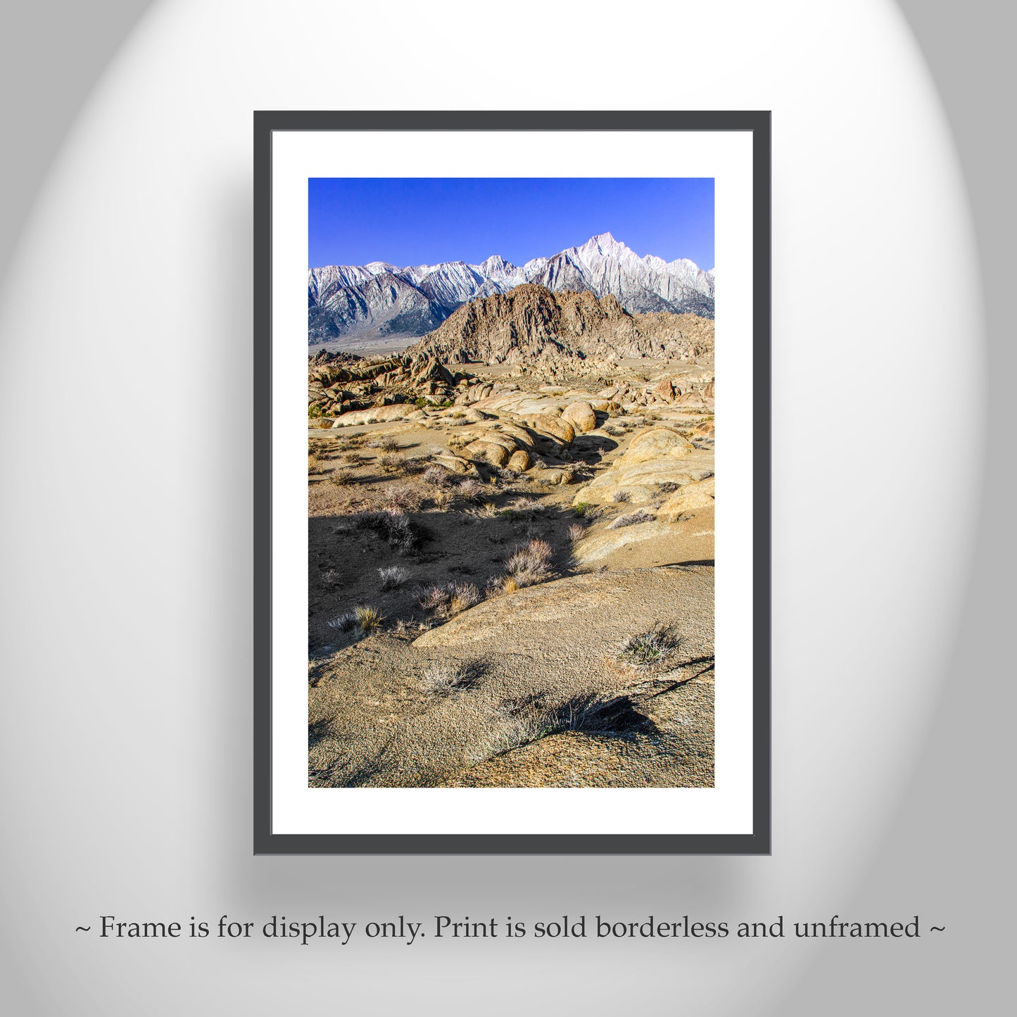 Eastern Sierra Wall Art for Sale with Mt Whitney and California Desert