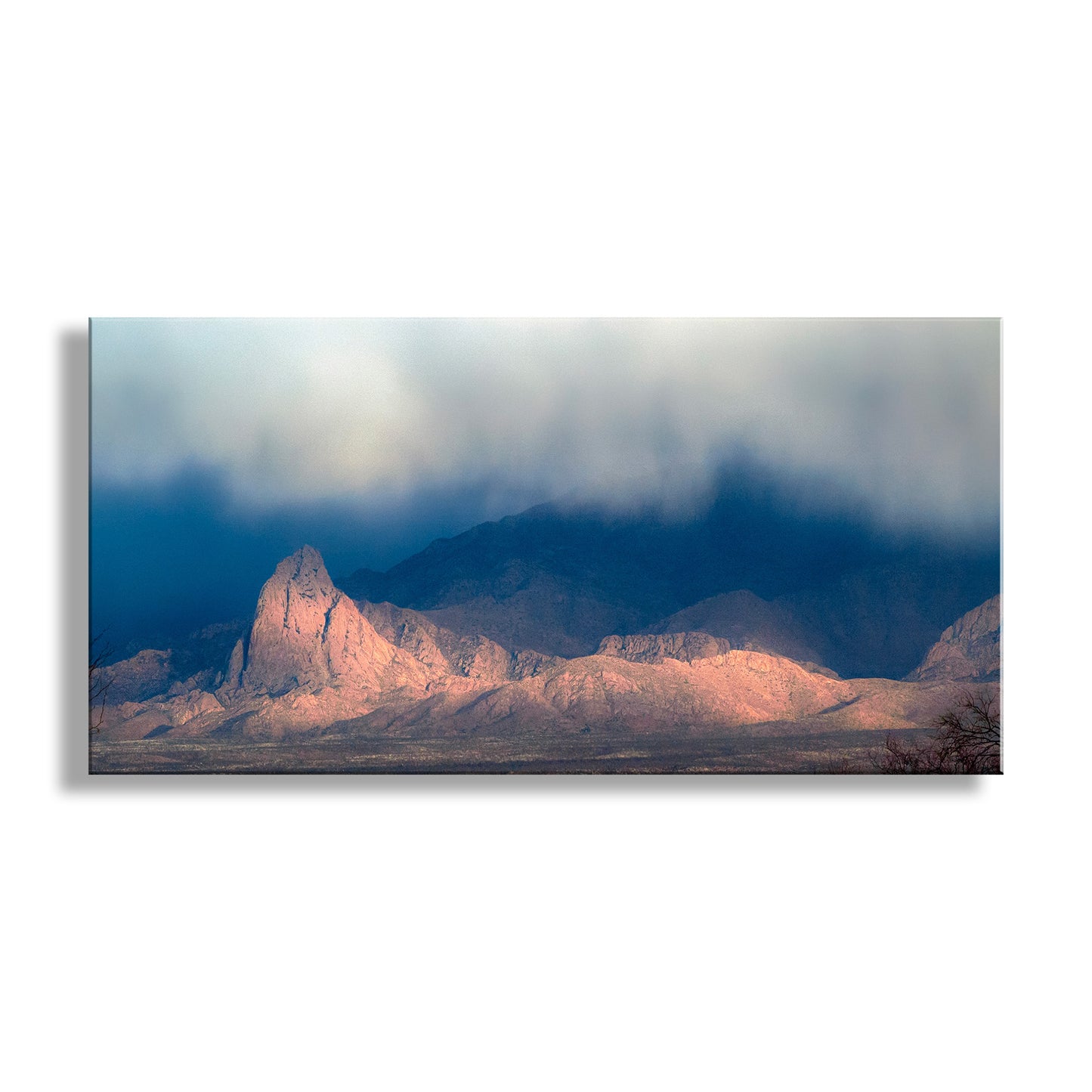 Elephant Head Peak with Moody Clouds – Santa Rita Mountains Tucson Art