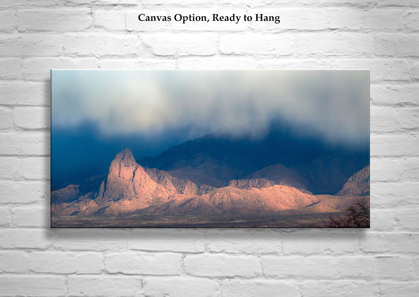 Elephant Head Peak with Moody Clouds – Santa Rita Mountains Tucson Art