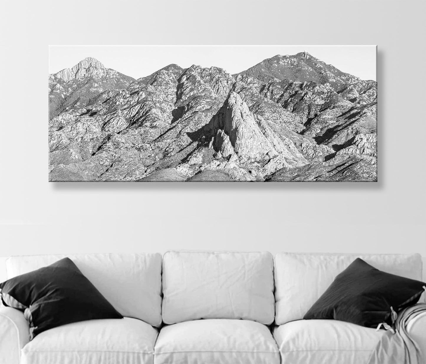 Santa Rita Mountains Arizona Landscape Art for Sale in Black and White