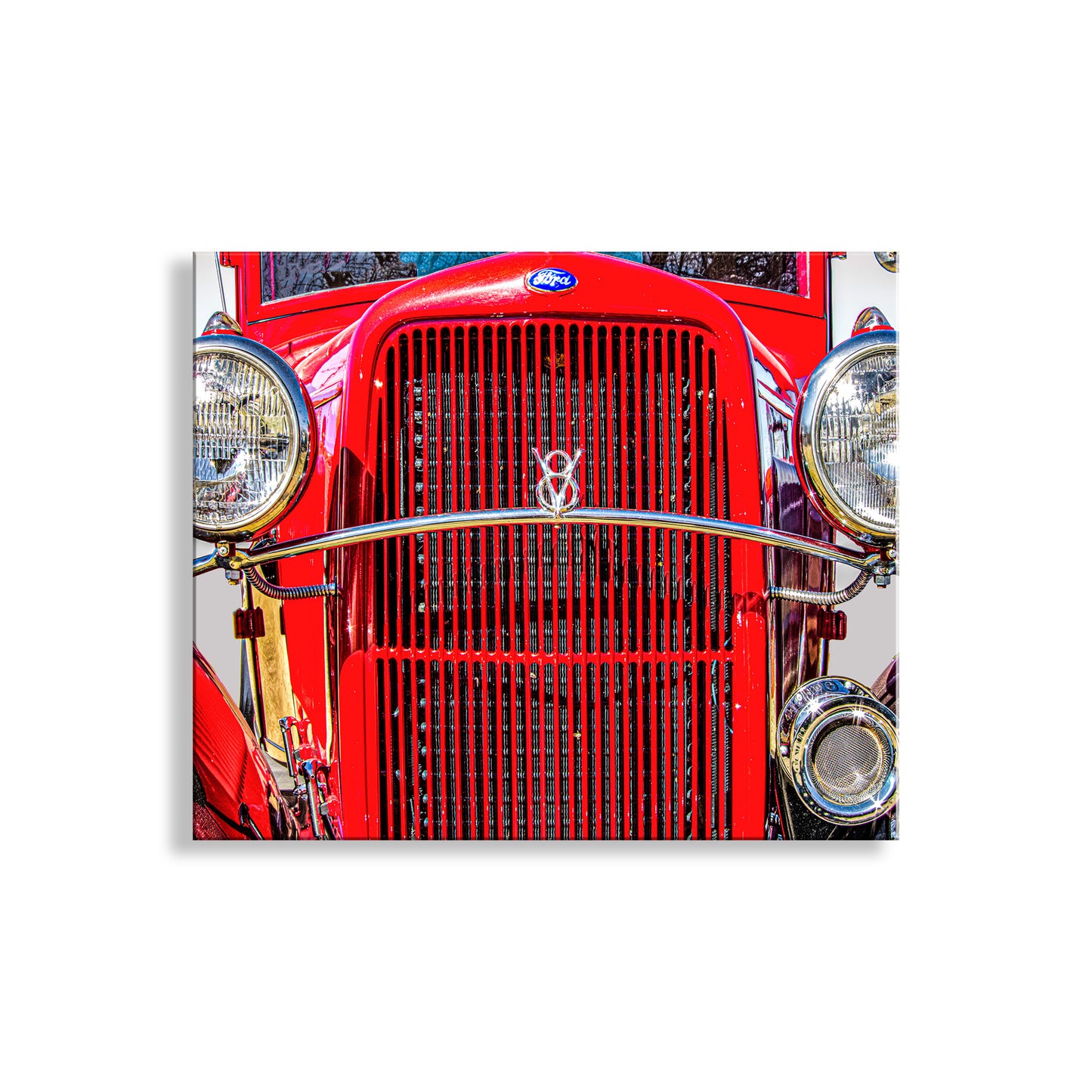 Ford Truck Picture as Vintage Automotive Wall Art