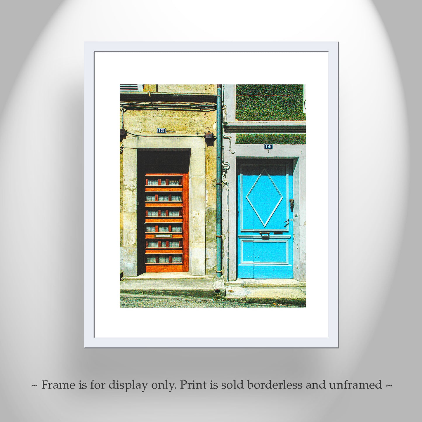 French Village Street Photography Art Print