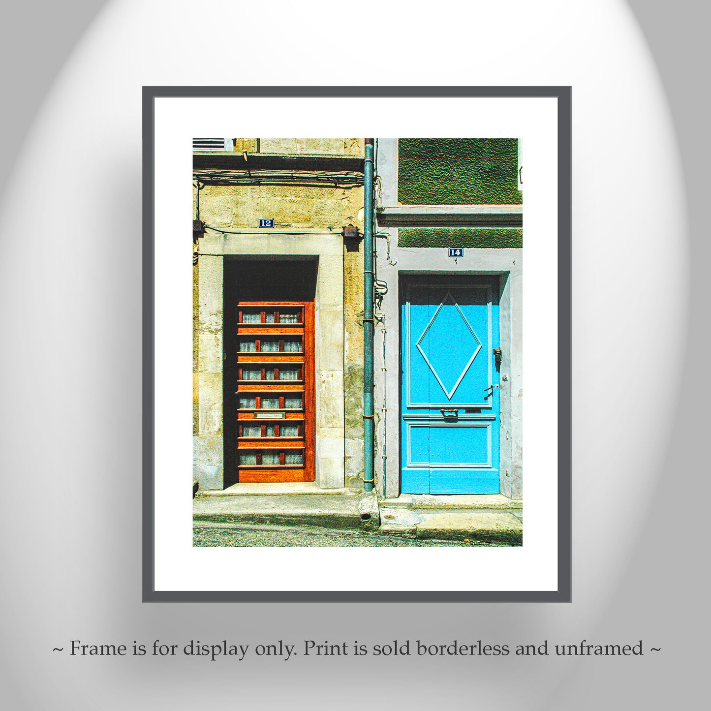French Village Street Photography Art Print