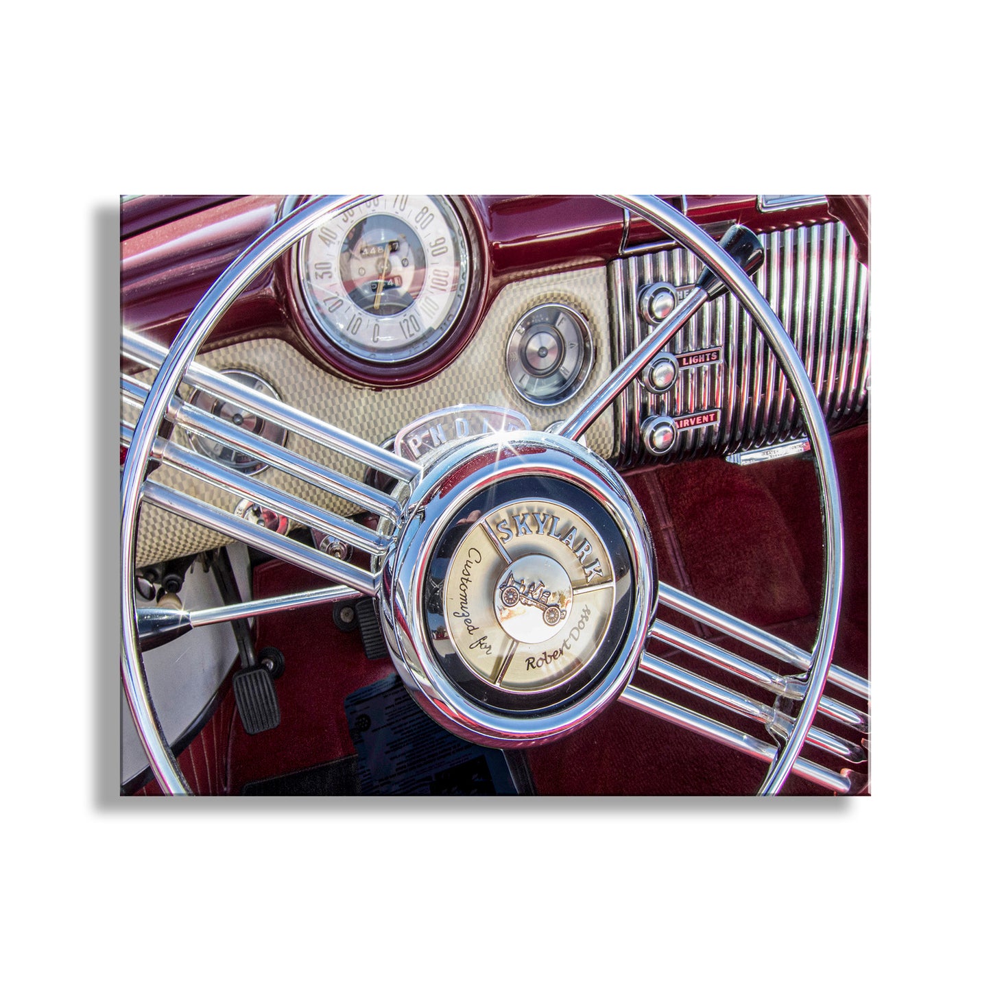Buick Skylark Old Car Photography as Wall Decor for Mancave or Garage