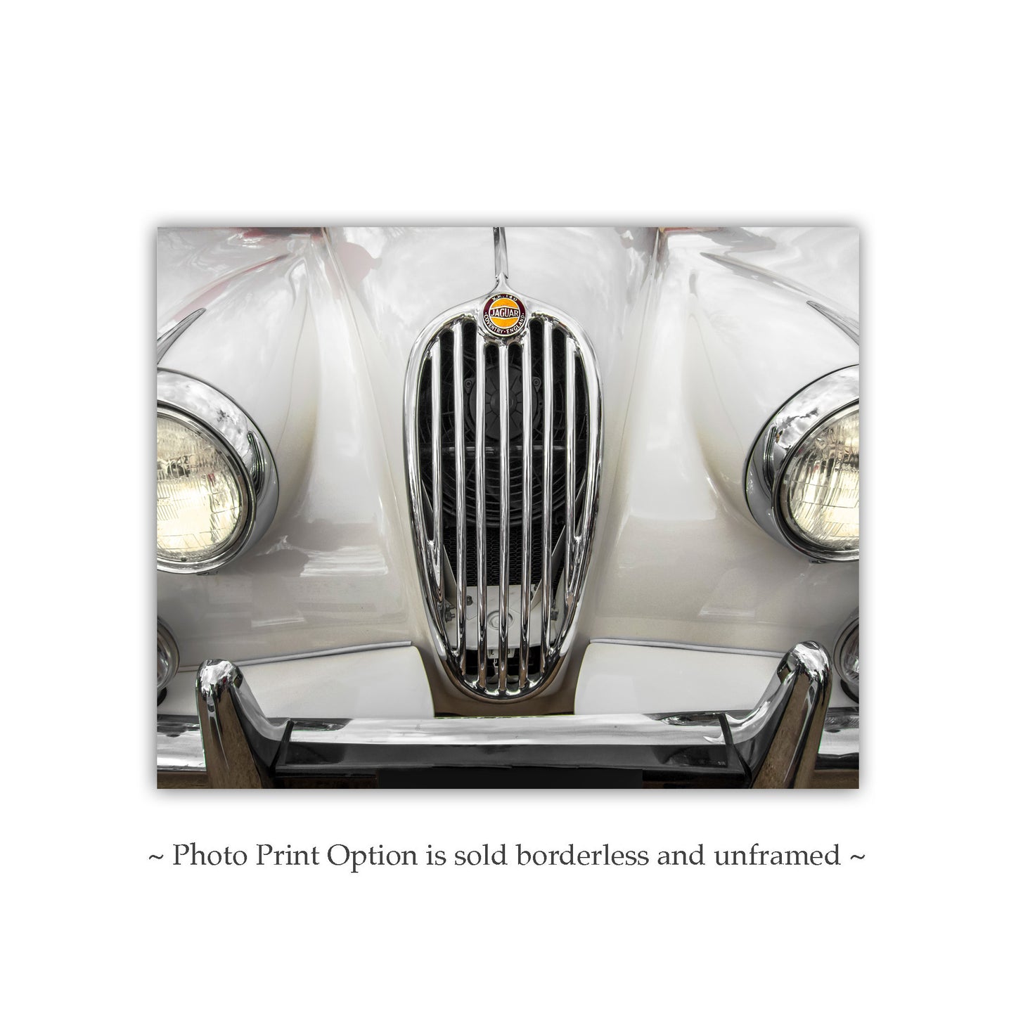Classic Jaguar XK140 Car Photograph | English Car Automotive Wall Art