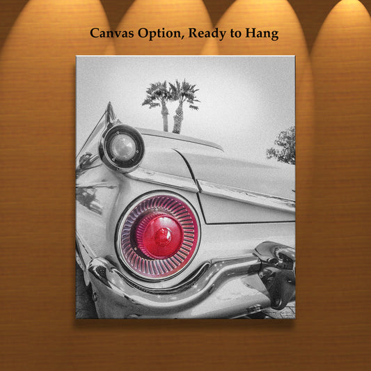 Ford Fairlane Photography Art Print as Automotive Wall Decor