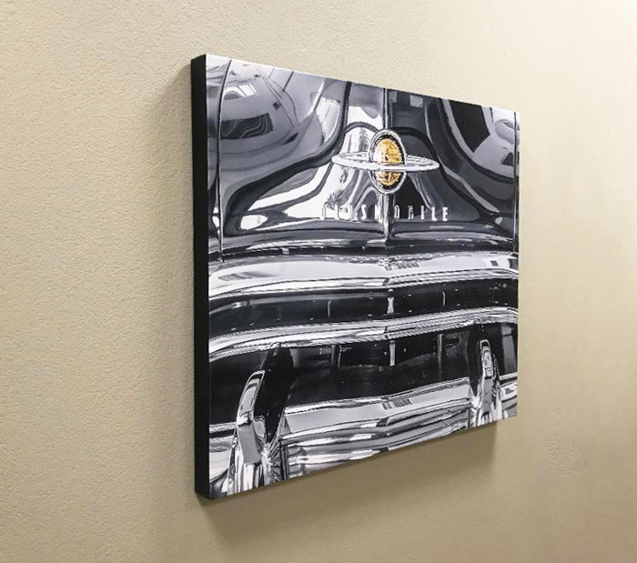 Oldsmobile Rocket 88 Photography Print for Sale in Black and White