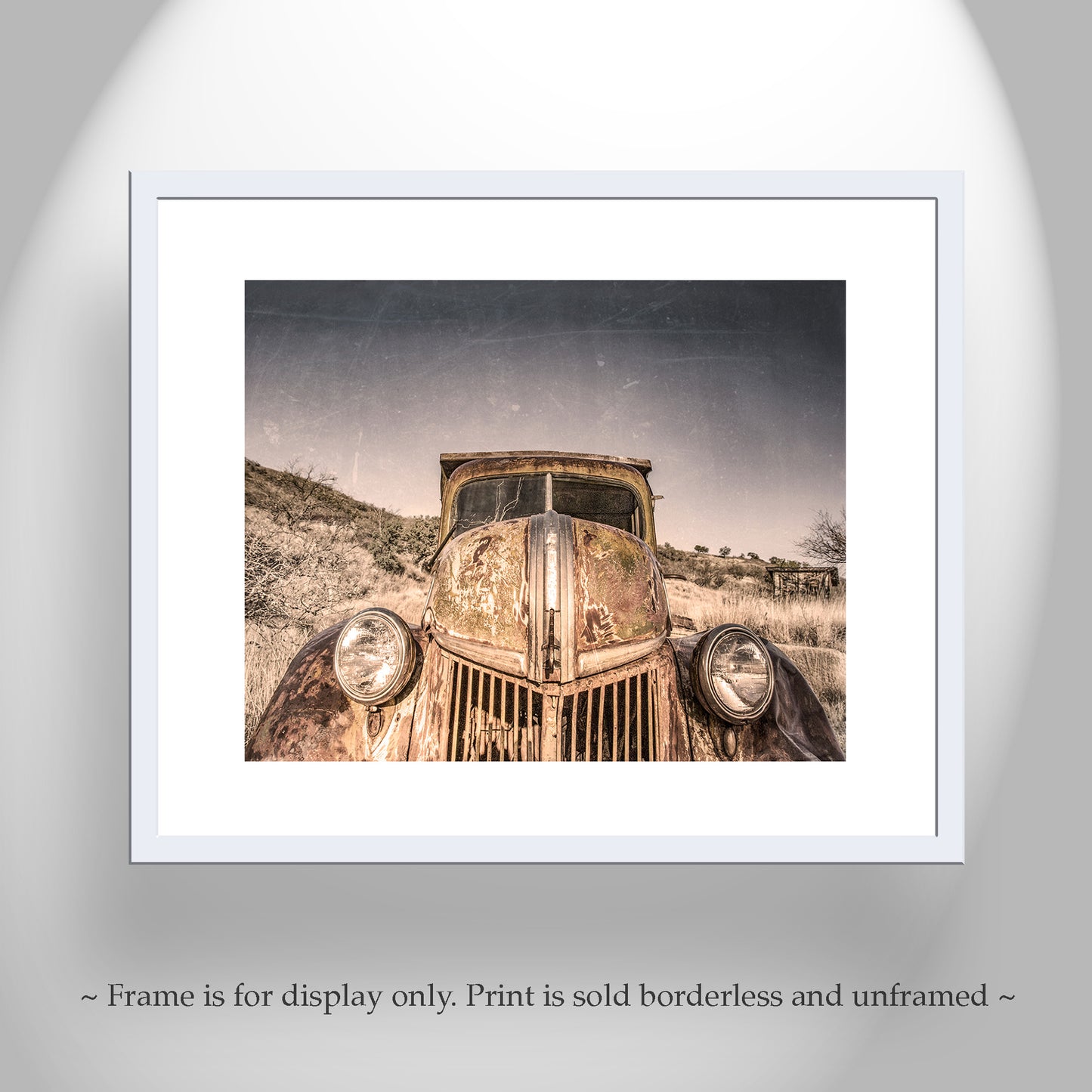 Ford Truck Wall Art in Vintage Style