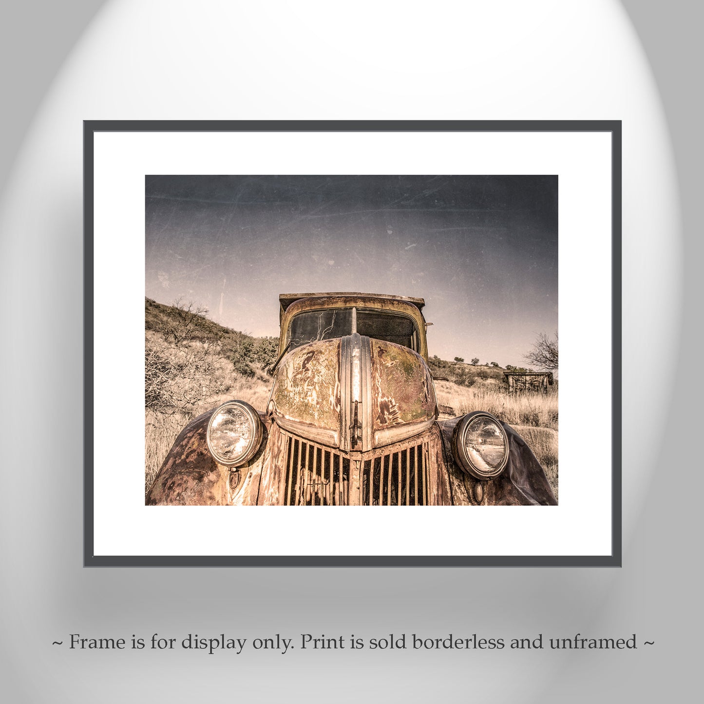 Ford Truck Wall Art in Vintage Style