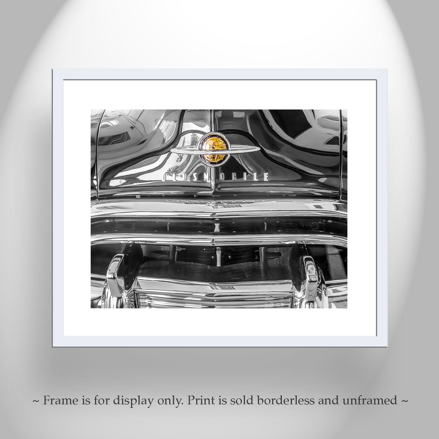 Oldsmobile Rocket 88 Photography Print for Sale in Black and White