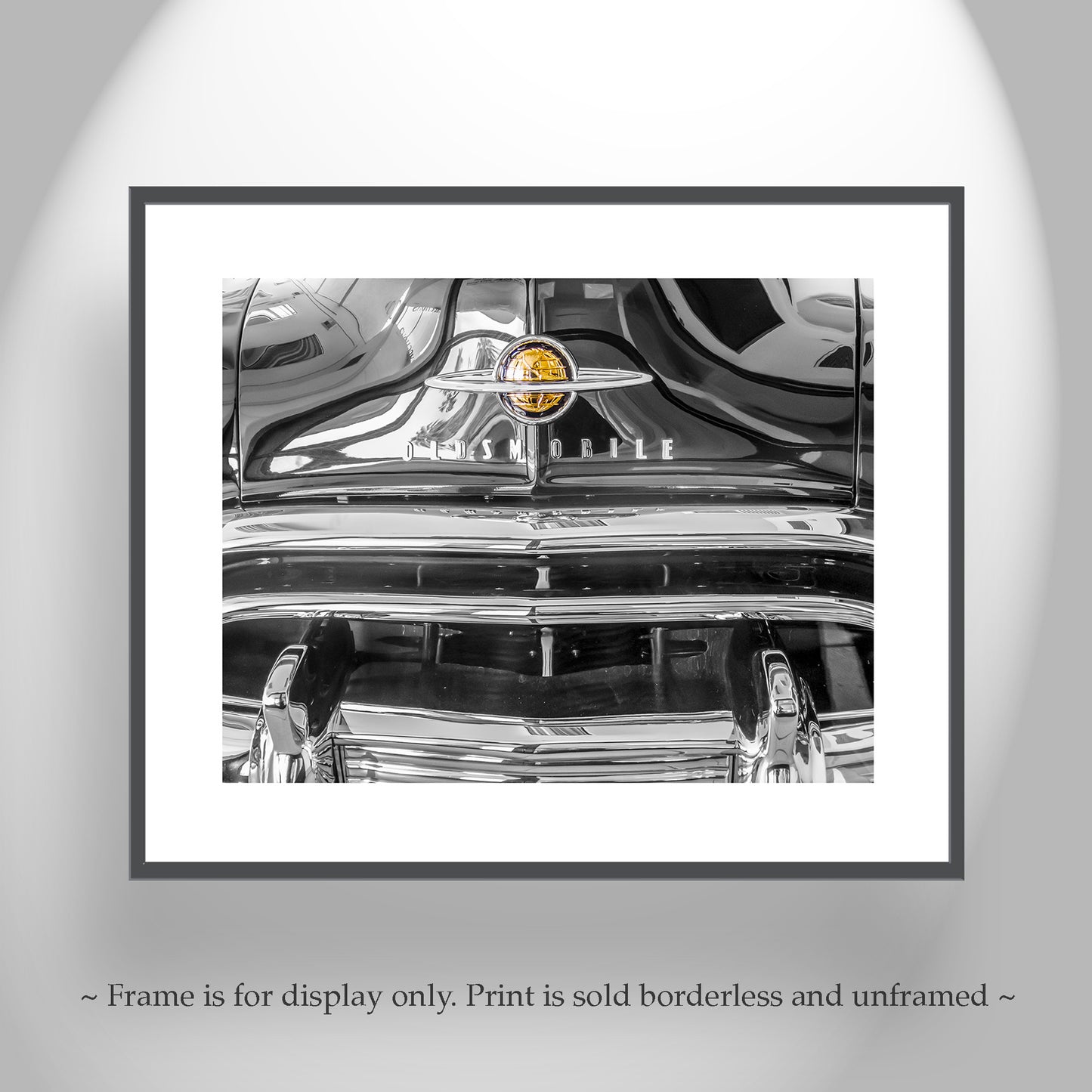Oldsmobile Rocket 88 Photography Print for Sale in Black and White