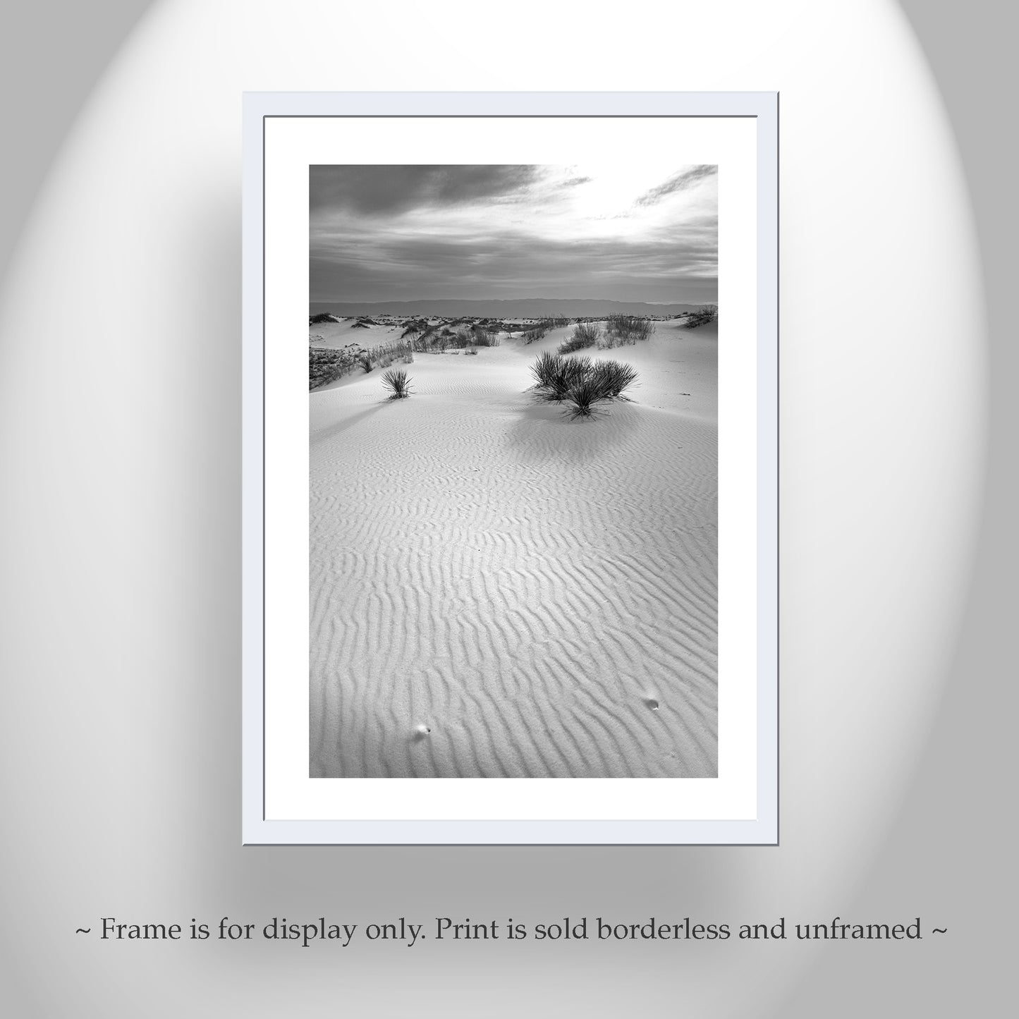 Desert Sand Dune Minimalist Landscape Wall Decor at New Mexico USA