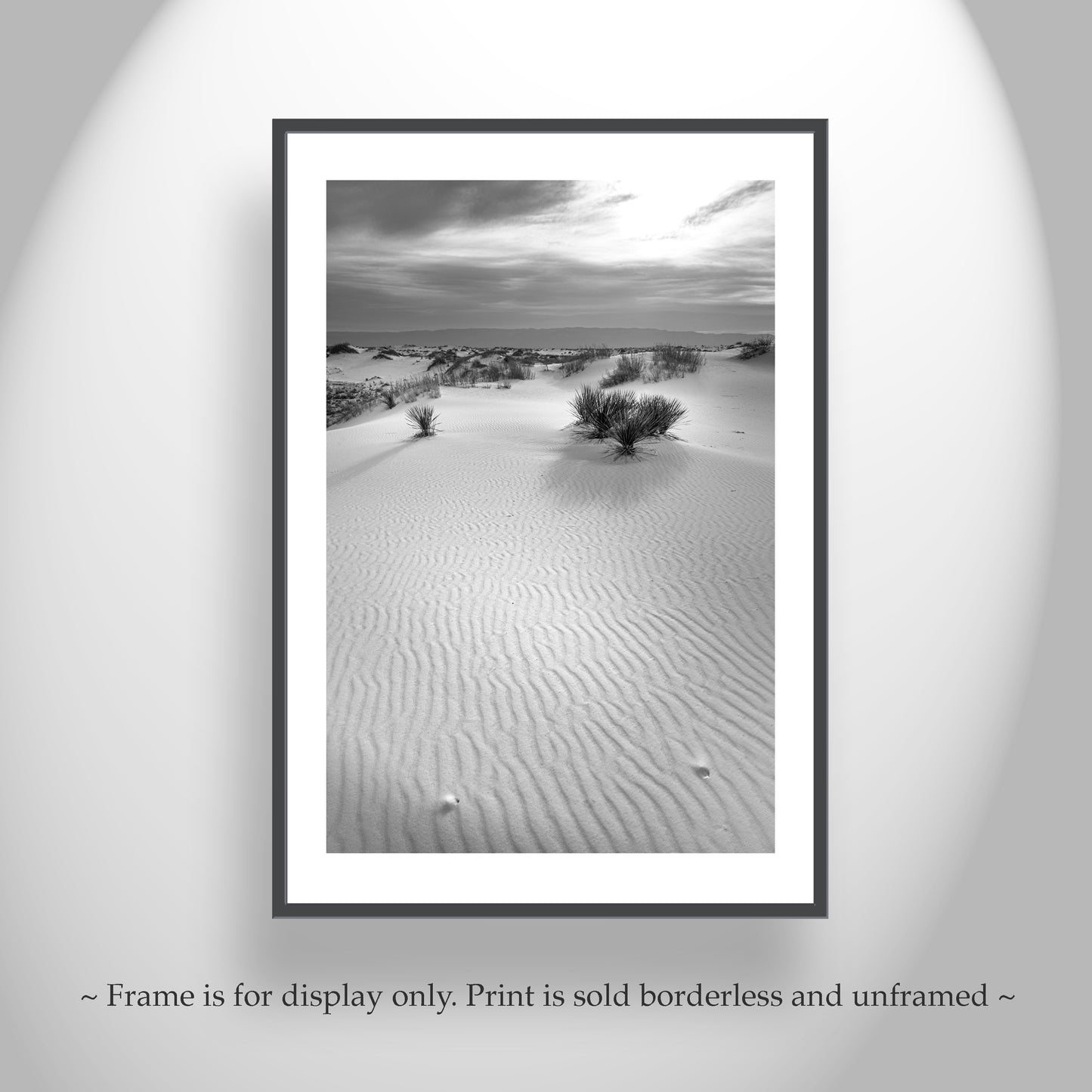 Desert Sand Dune Minimalist Landscape Wall Decor at New Mexico USA