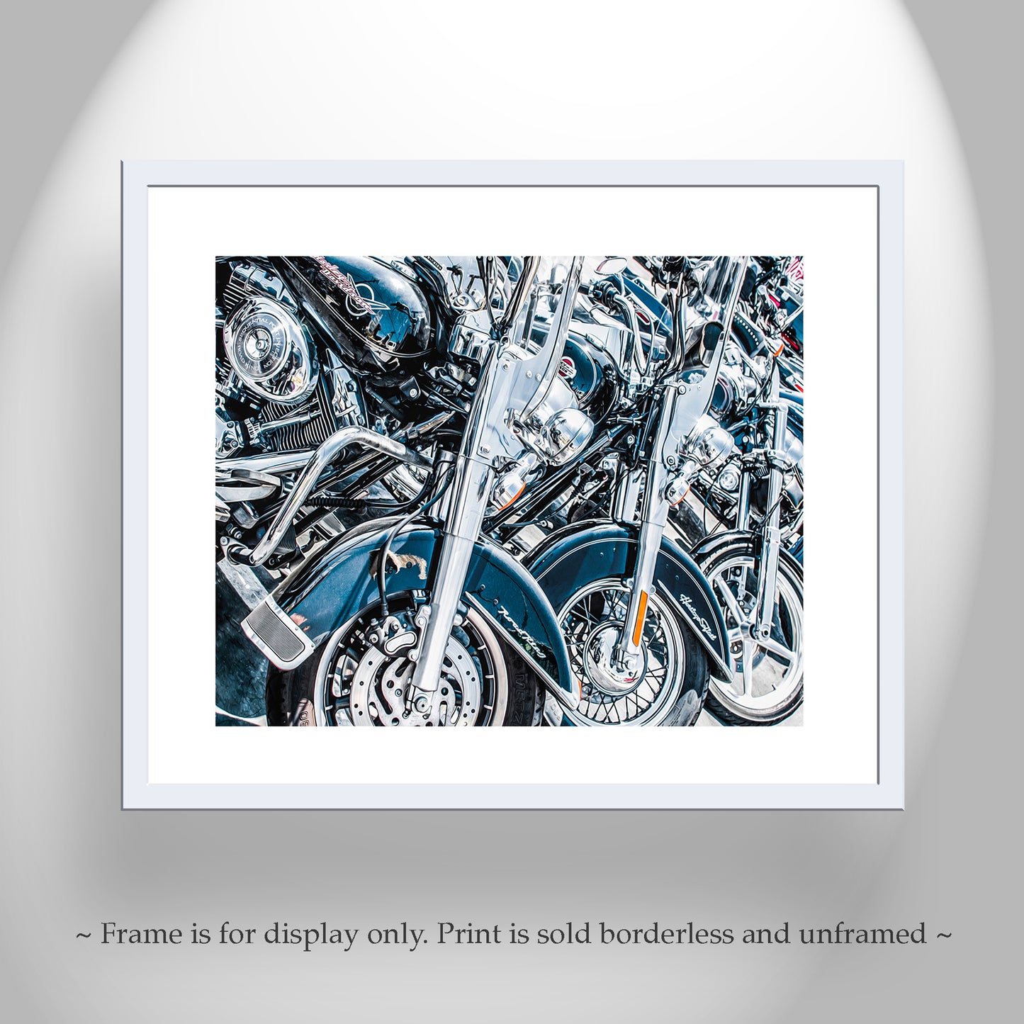 Harley Davidson Motorcycle Art Print by Murray Bolesta