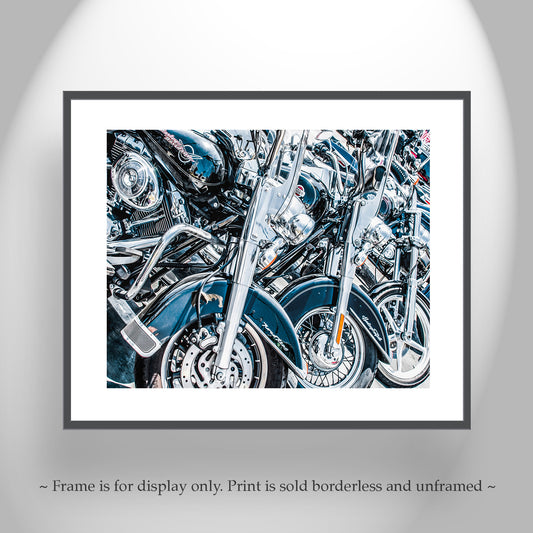 Harley Davidson Motorcycle Art Print by Murray Bolesta